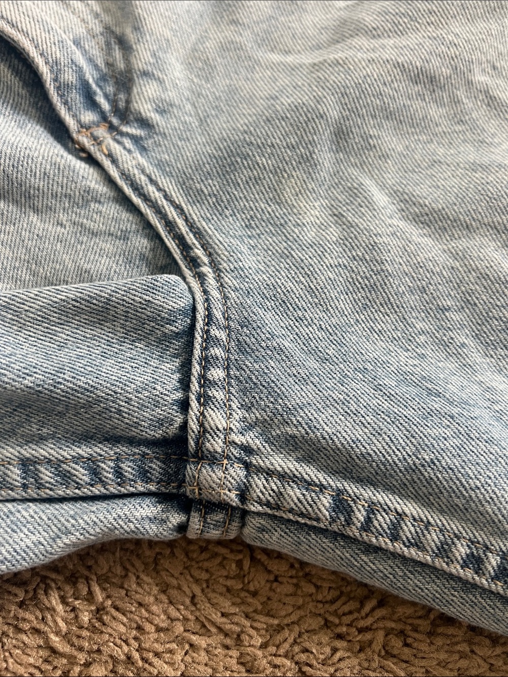 rag & bone Light Blue Wide Leg Flare Jeans - Picture 10 of 13